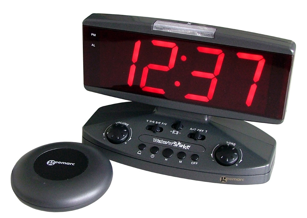 The Wake Up Call Alarm Clock with Super Shaker